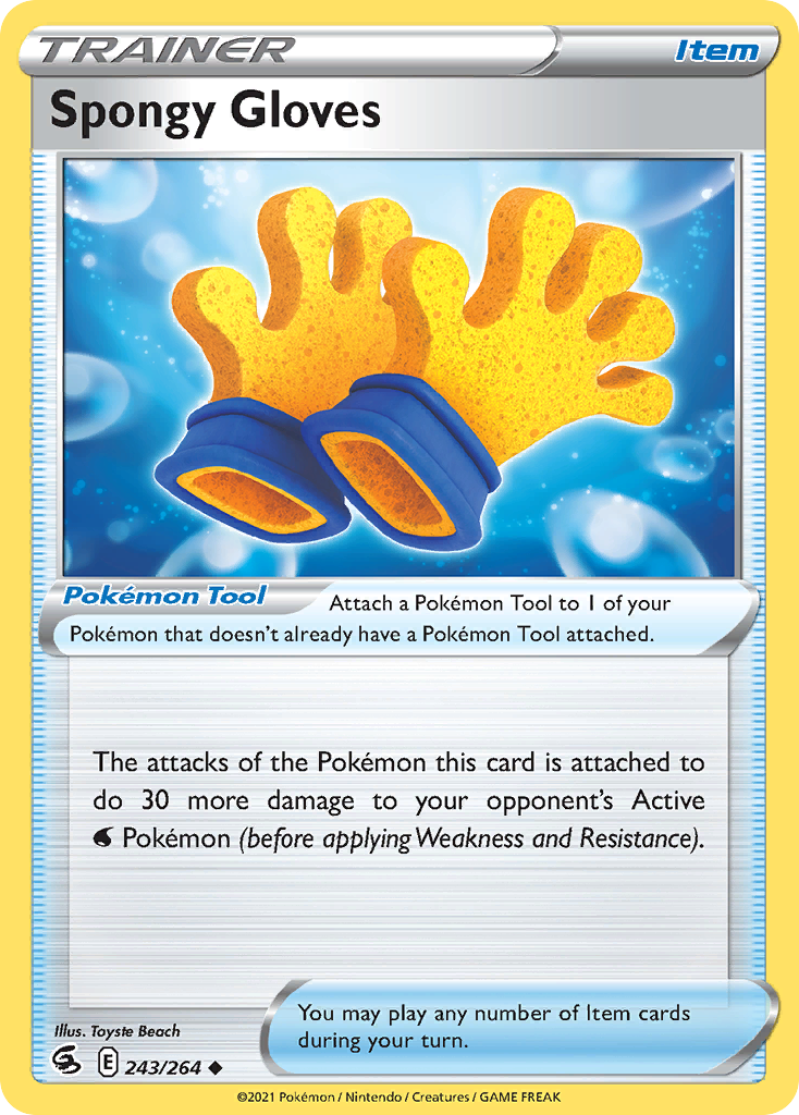 Spongy Gloves 243/284 Uncommon