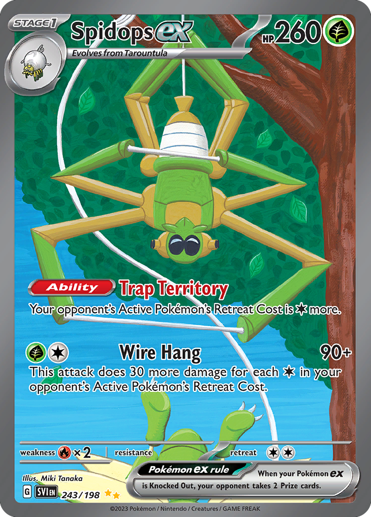 Spidops ex 243/258 Special Illustration Rare