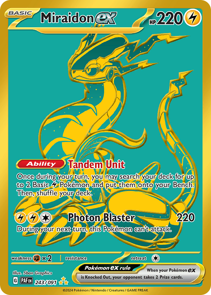 Miraidon ex 243/245 Hyper Rare