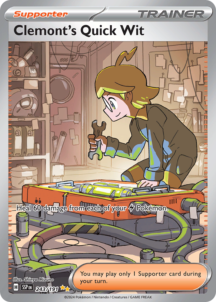 Clemont's Quick Wit 243/252 Special Illustration Rare