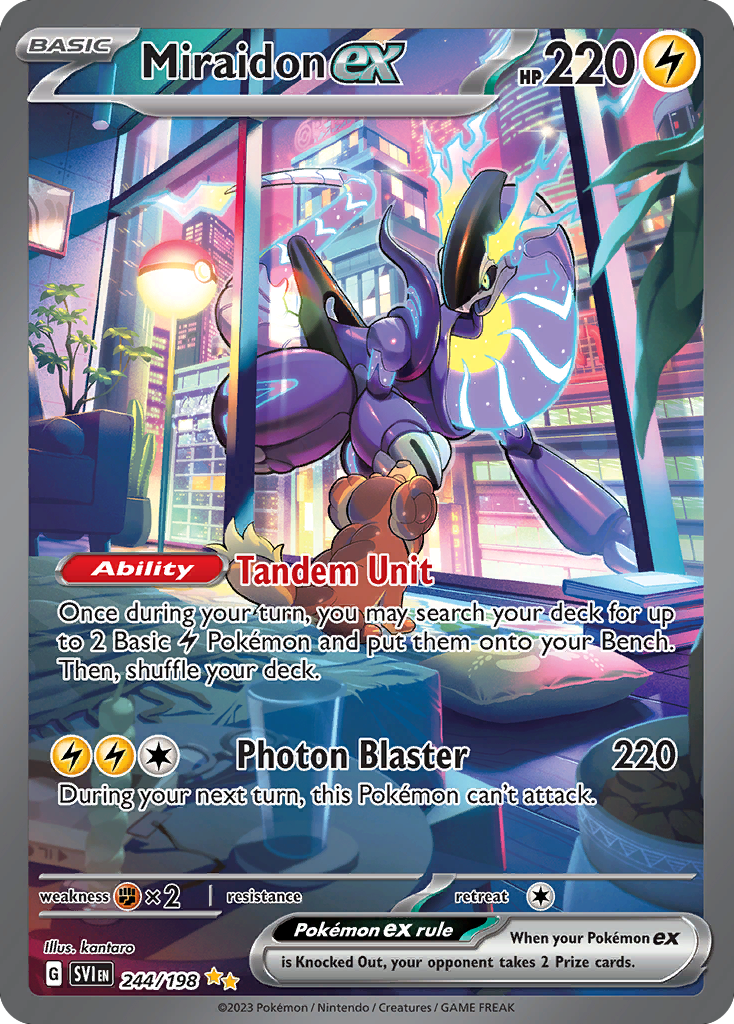 Miraidon ex 244/258 Special Illustration Rare