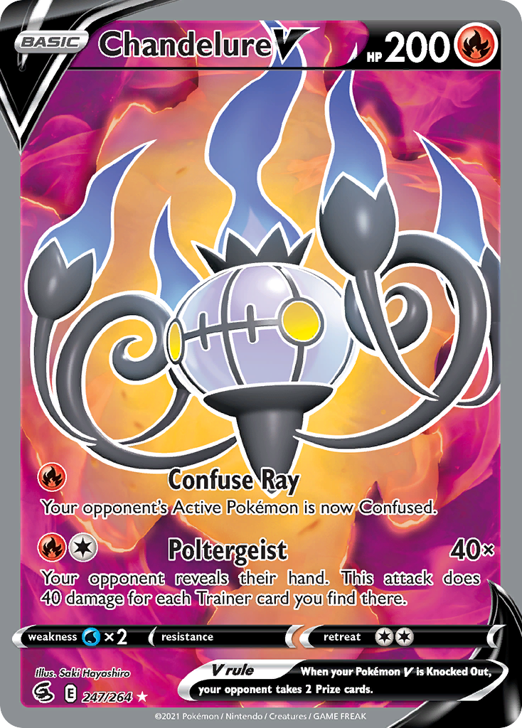 Chandelure V 247/284 Rare Ultra