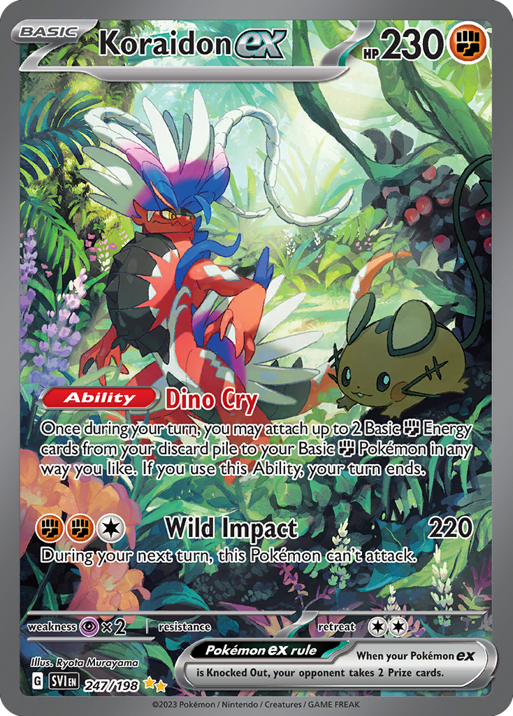 Koraidon ex 247/258 Special Illustration Rare