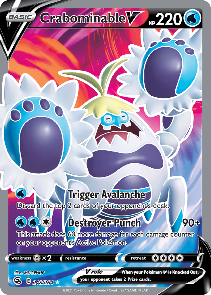 Crabominable V 248/284 Rare Ultra