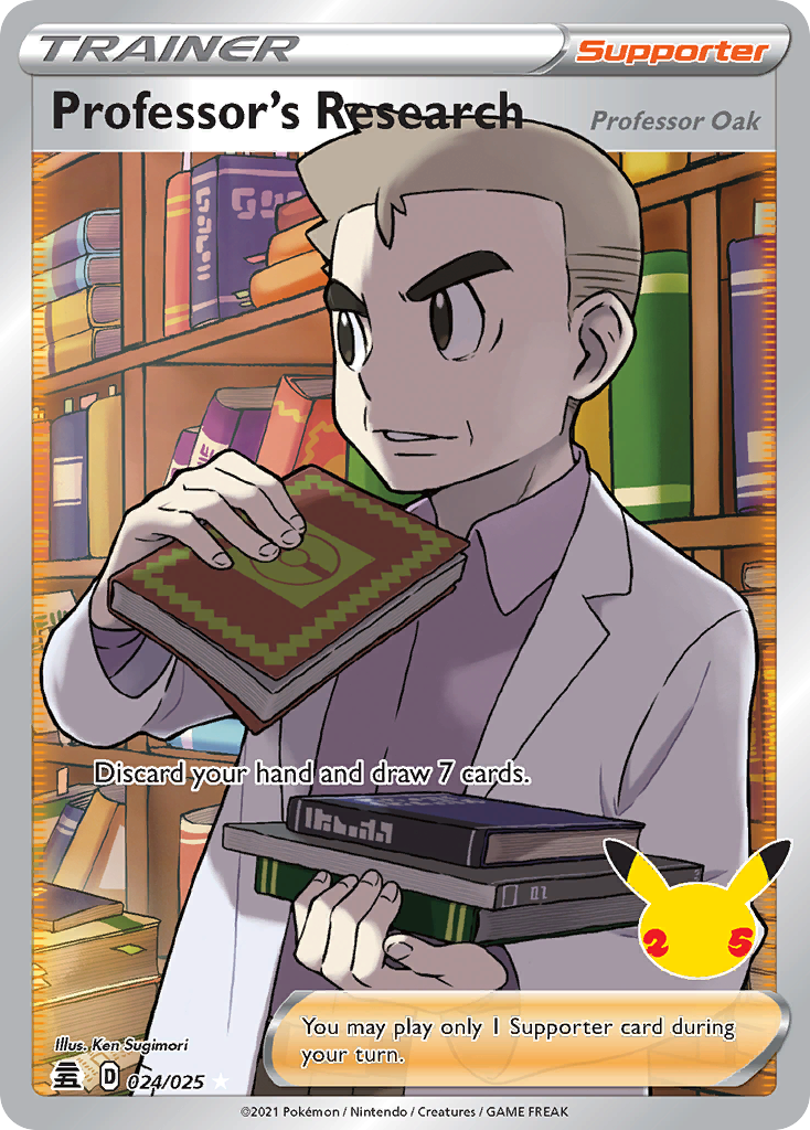 Professor's Research (Professor Oak) 024/25 Rare Ultra