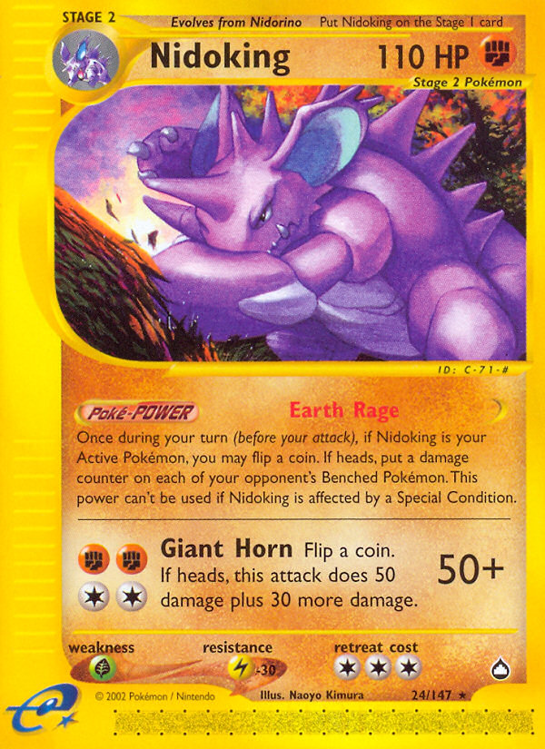 Nidoking 024/182 Rare