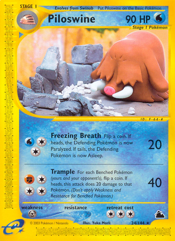 Piloswine 024/182 Rare