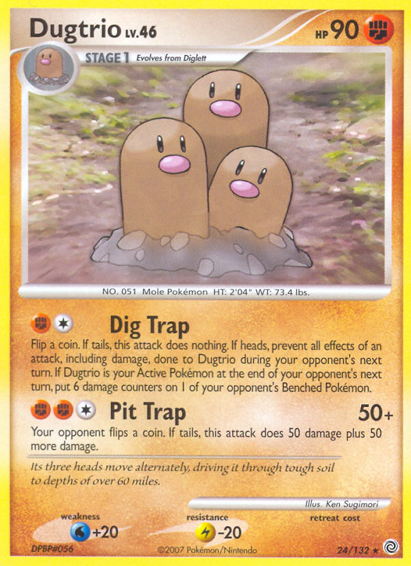 Dugtrio 024/132 Rare
