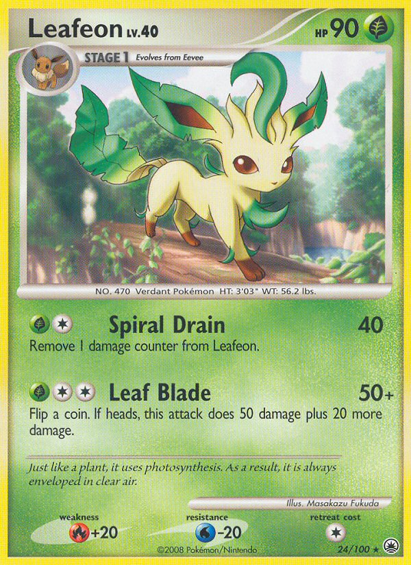 Leafeon 024/100 Rare