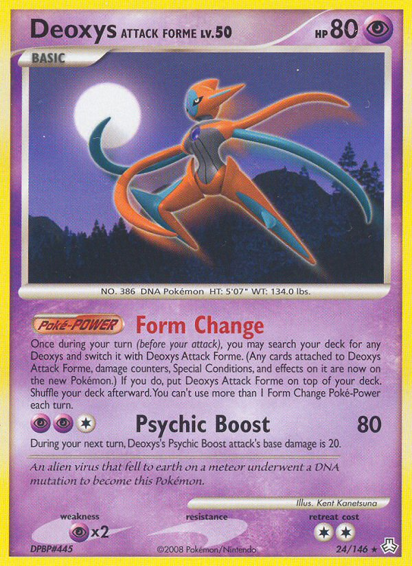 Deoxys Attack Forme 024/146 Rare
