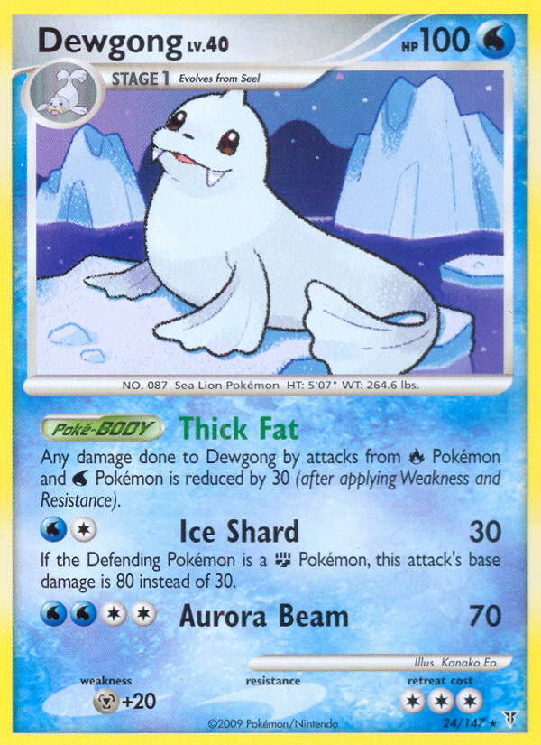 Dewgong 024/153 Rare