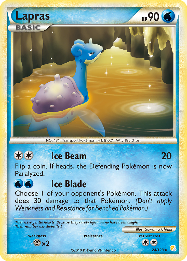 Lapras 024/124 Rare