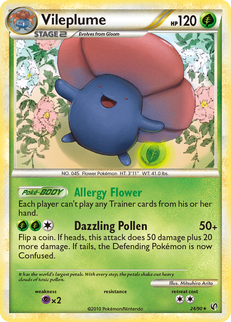Vileplume 024/91 Rare