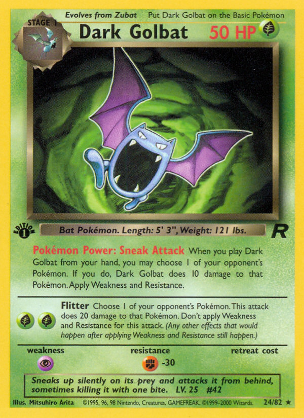 Dark Golbat 024/83 Rare