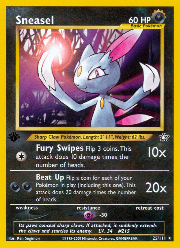 Sneasel 025/111 Rare