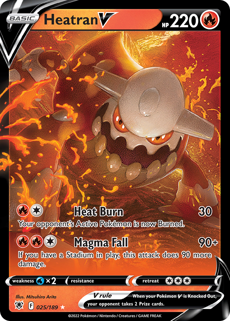 Heatran V 025/216 Rare Holo V