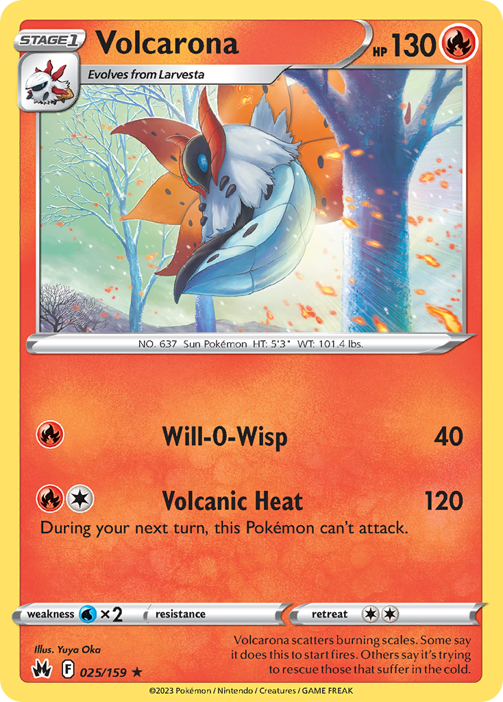 Volcarona 025/160 Rare