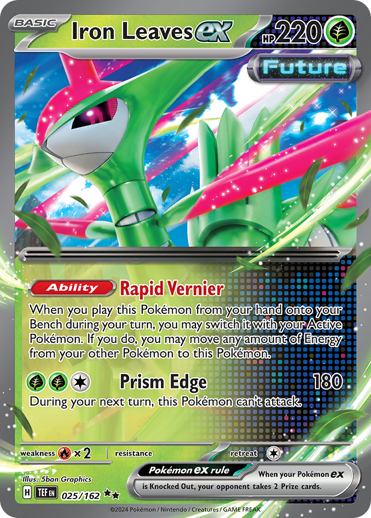 Iron Leaves ex 025/218 Double Rare