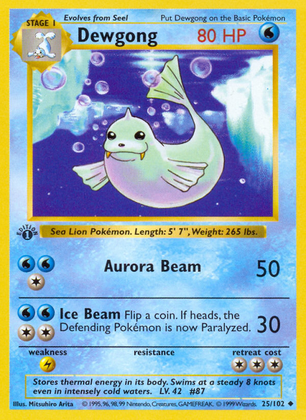 Dewgong 025/102 Uncommon