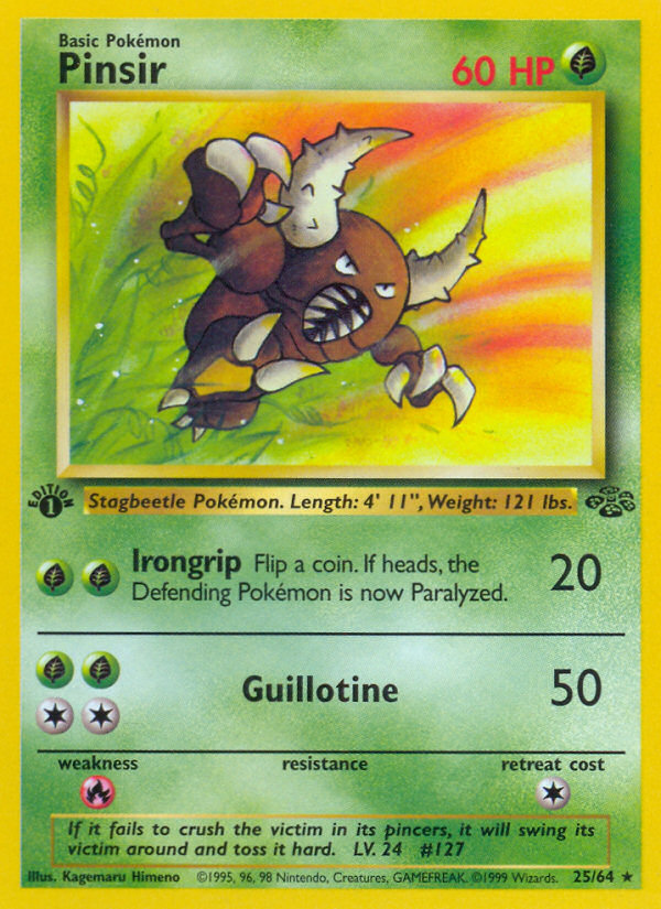 Pinsir 025/64 Rare