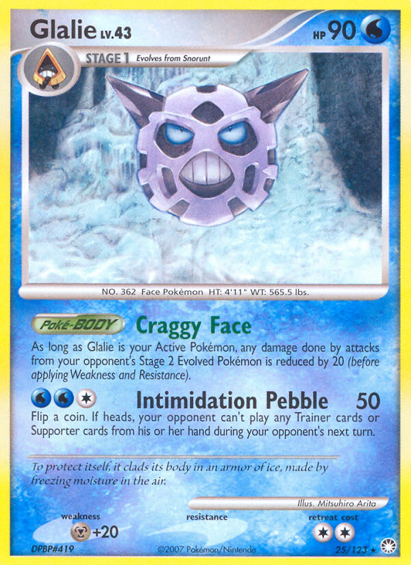 Glalie 025/124 Rare