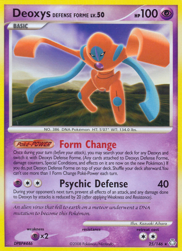 Deoxys Defense Forme 025/146 Rare
