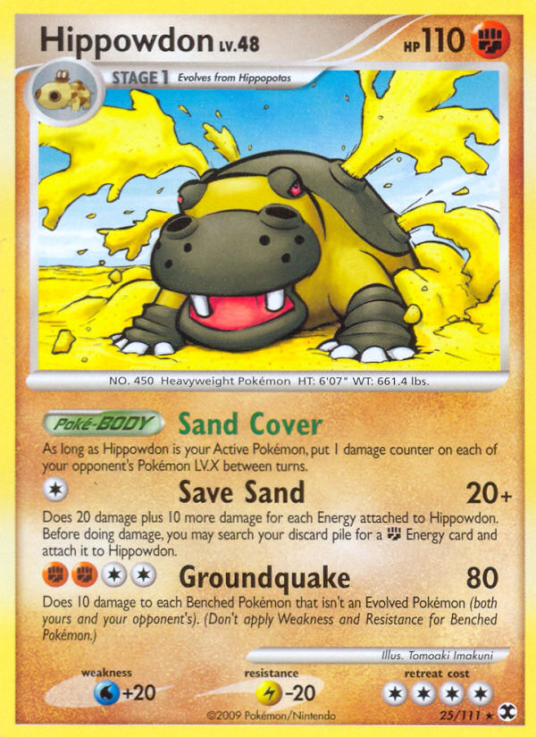 Hippowdon 025/120 Rare