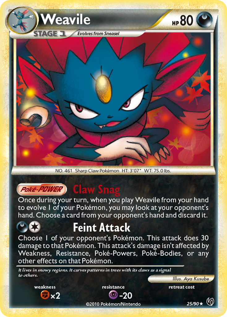 Weavile 025/91 Rare