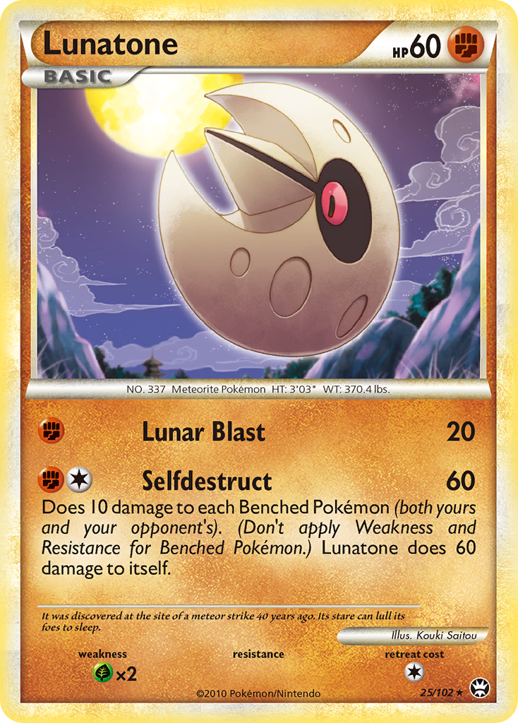 Lunatone 025/103 Rare