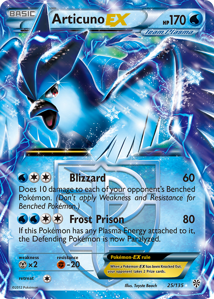 Articuno-EX 025/138 Rare Holo EX