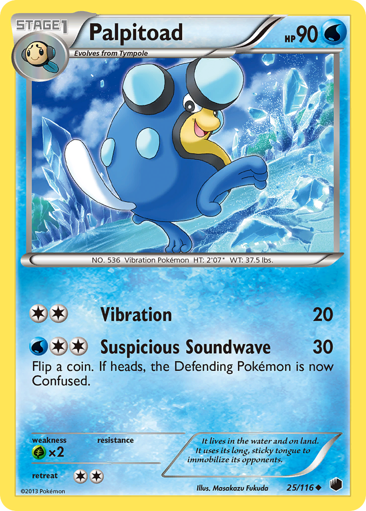 Palpitoad 025/122 Uncommon