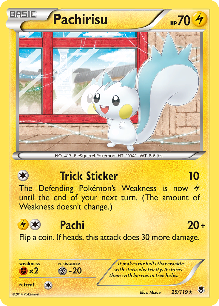 Pachirisu 025/124 Rare