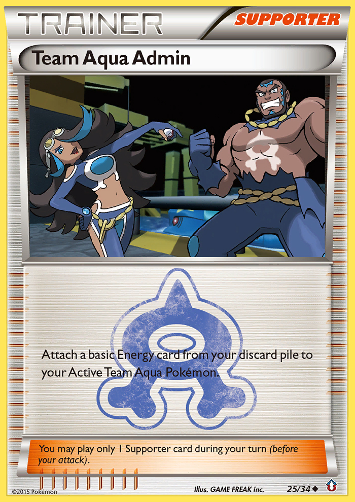 Team Aqua Admin 025/34 Uncommon