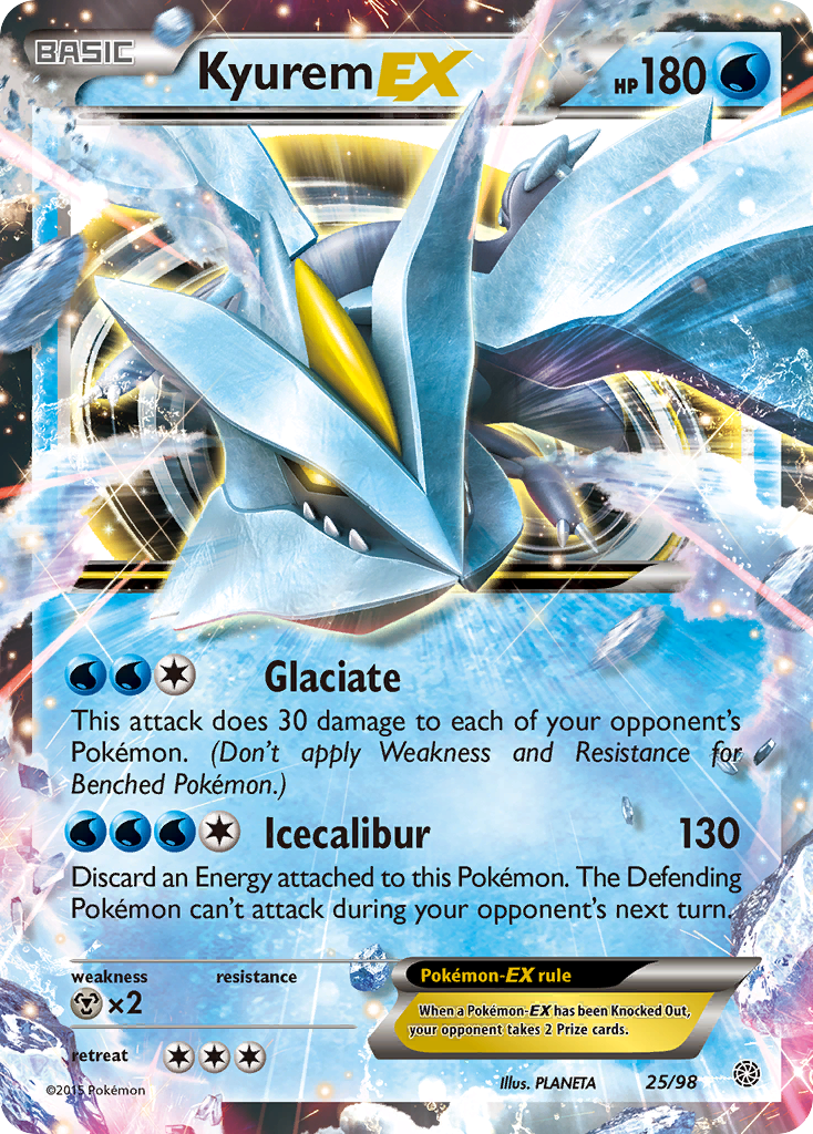 Kyurem-EX 025/100 Rare Holo EX