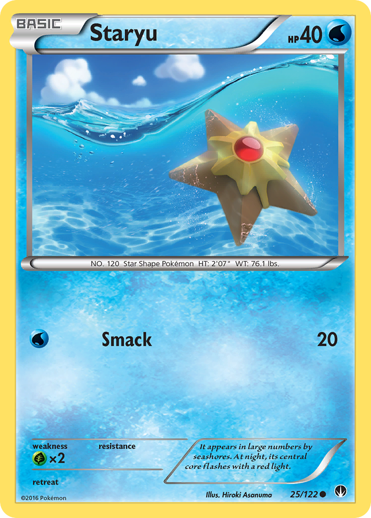 Staryu 025/126 Common