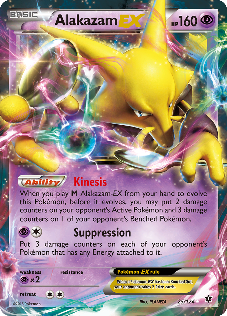 Alakazam-EX 025/129 Rare Holo EX