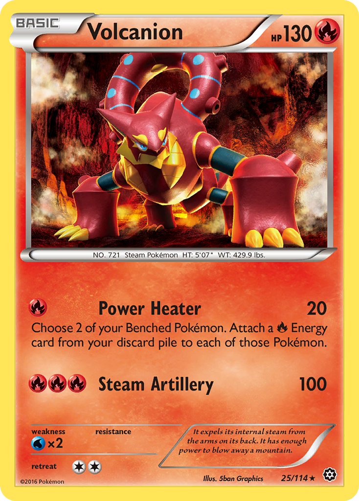 Volcanion 025/116 Rare