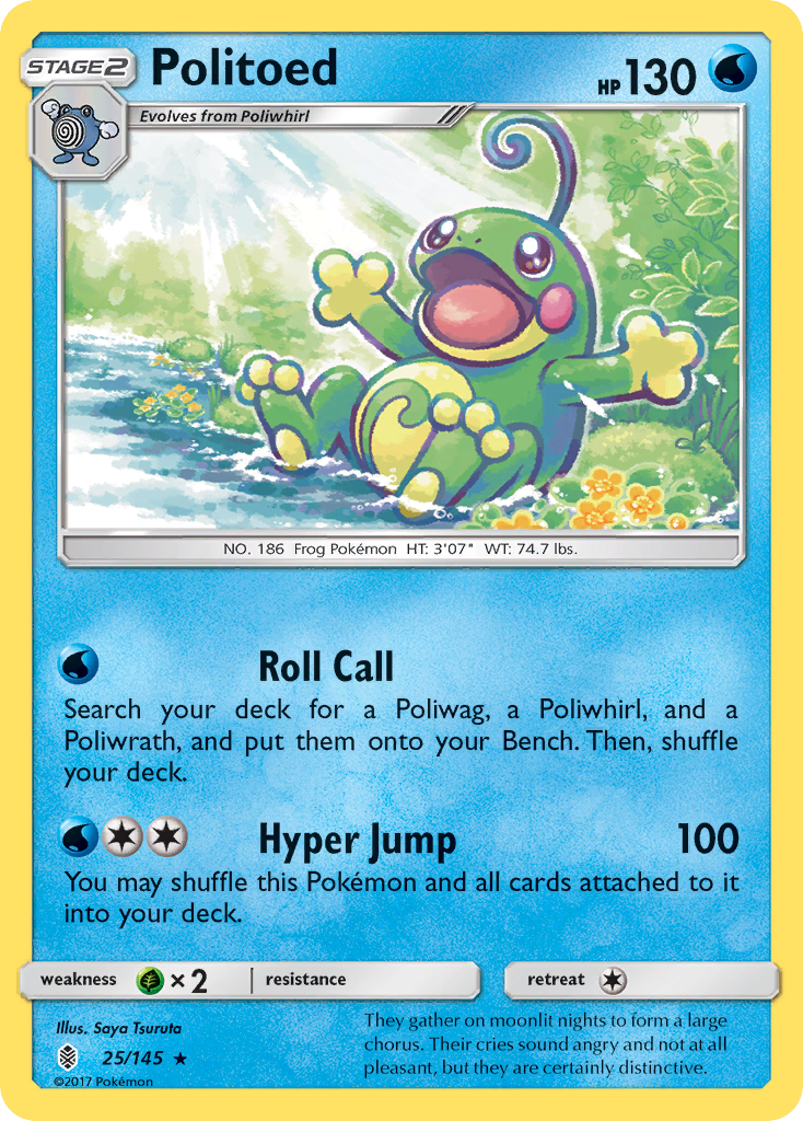 Politoed 025/180 Rare Holo