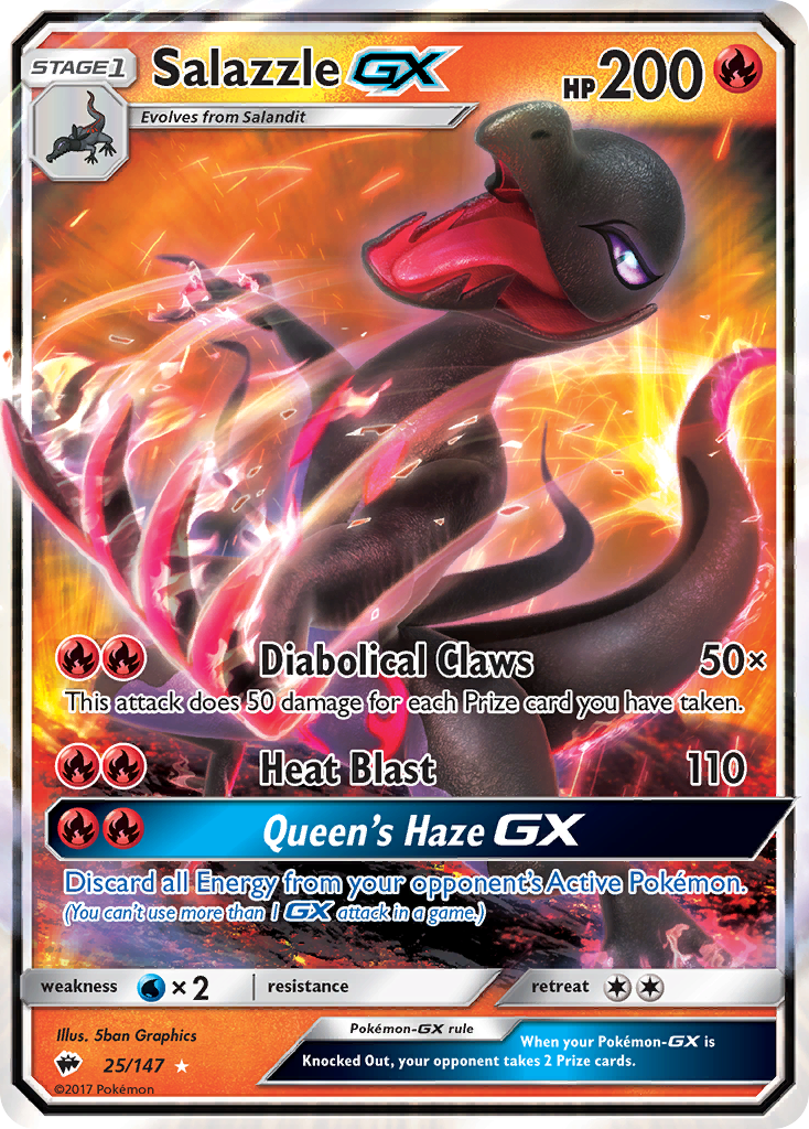 Salazzle-GX 025/177 Rare Holo GX