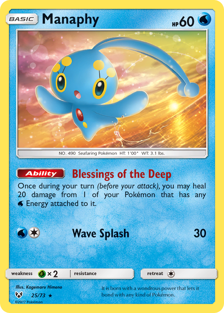 Manaphy 025/81 Rare Holo