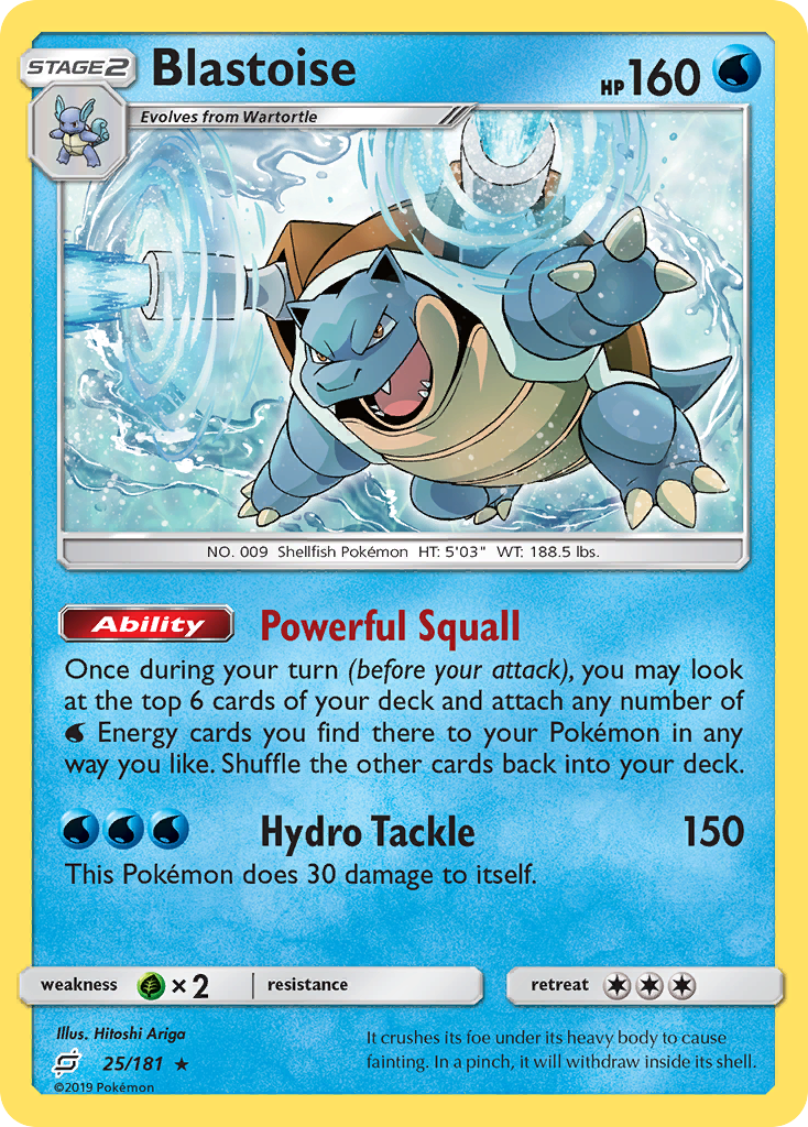 Blastoise 025/198 Rare