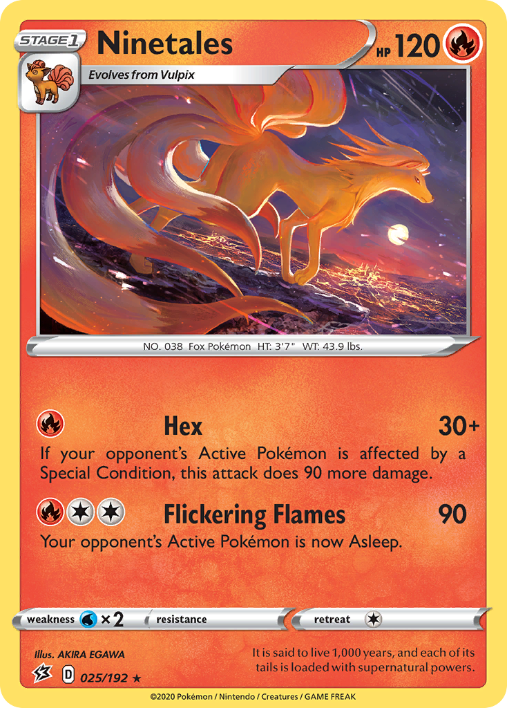 Ninetales 025/209 Rare