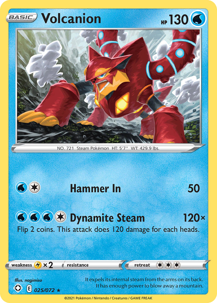 Volcanion 025/73 Rare