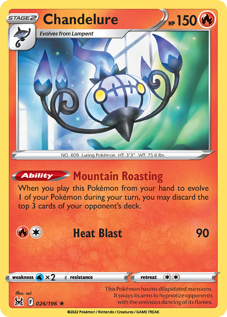 Chandelure 026/217 Rare Holo