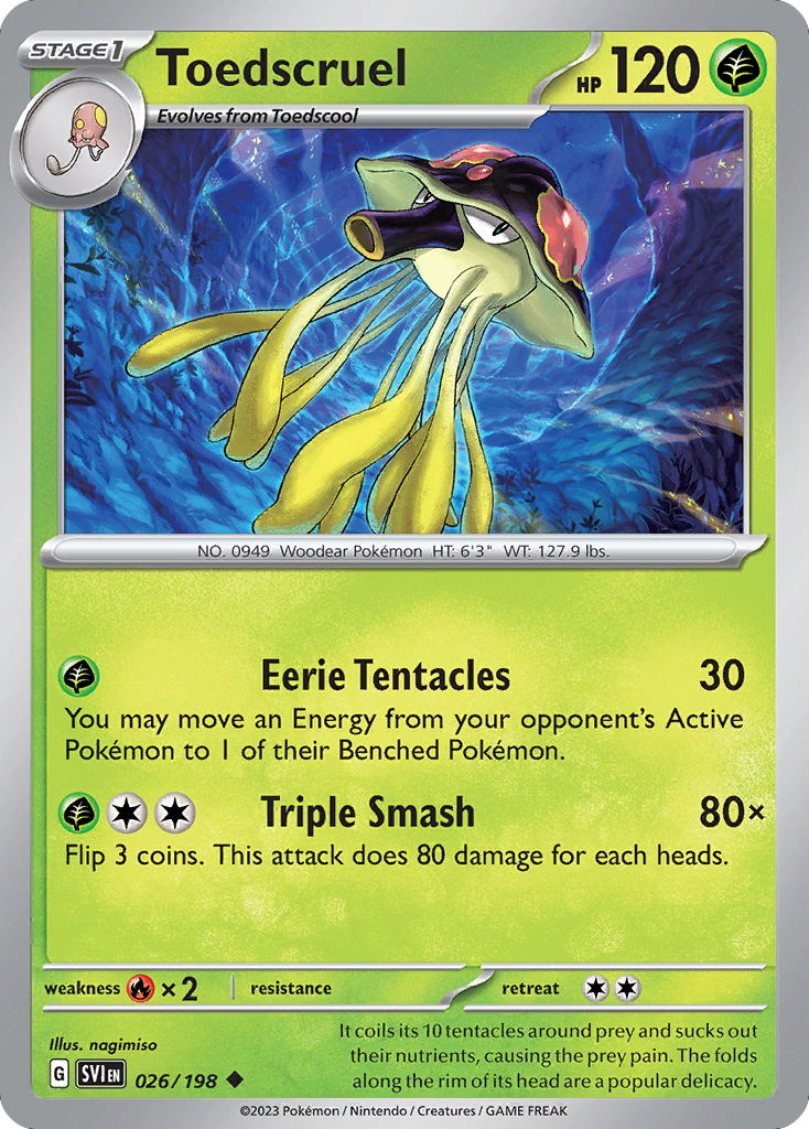 Toedscruel 026/258 Uncommon