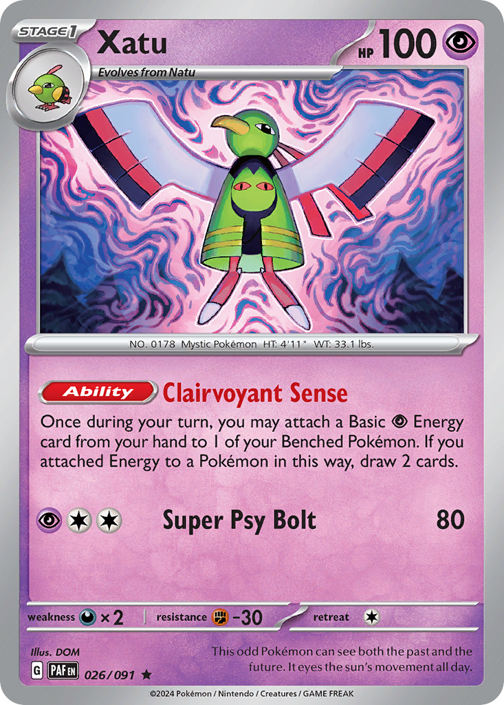 Xatu 026/245 Rare