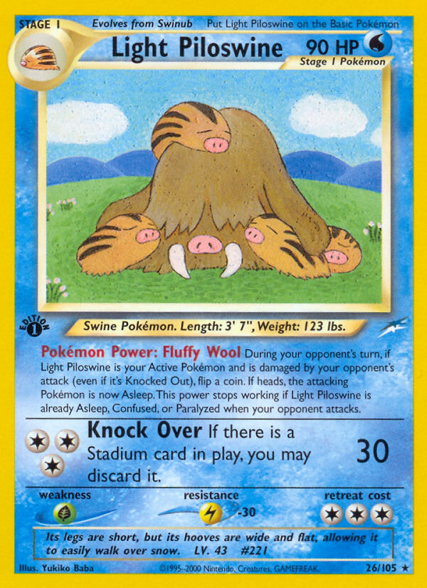 Light Piloswine 026/113 Rare