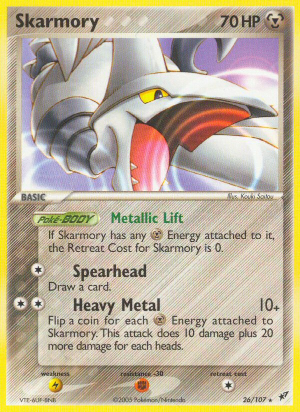 Skarmory 026/108 Rare