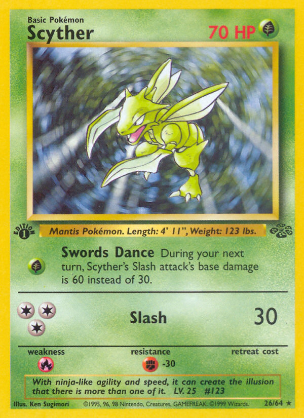 Scyther 026/64 Rare