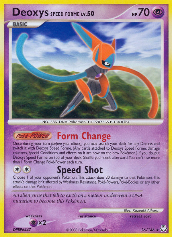 Deoxys Speed Forme 026/146 Rare